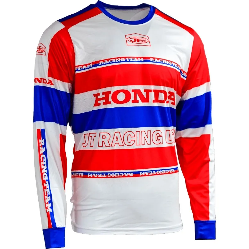 Высокопроизводительная футболка для мотокросса с длинными рукавами Honda, быстросохнущая дышащая экипировка для внедорожников и майки для горных велосипедистов
Высокопроизводительная футболка для мотокросса с длинными рукавами Honda, быстросохнущая дышащая экипировка для внедорожников и майки для горных велосипедистов