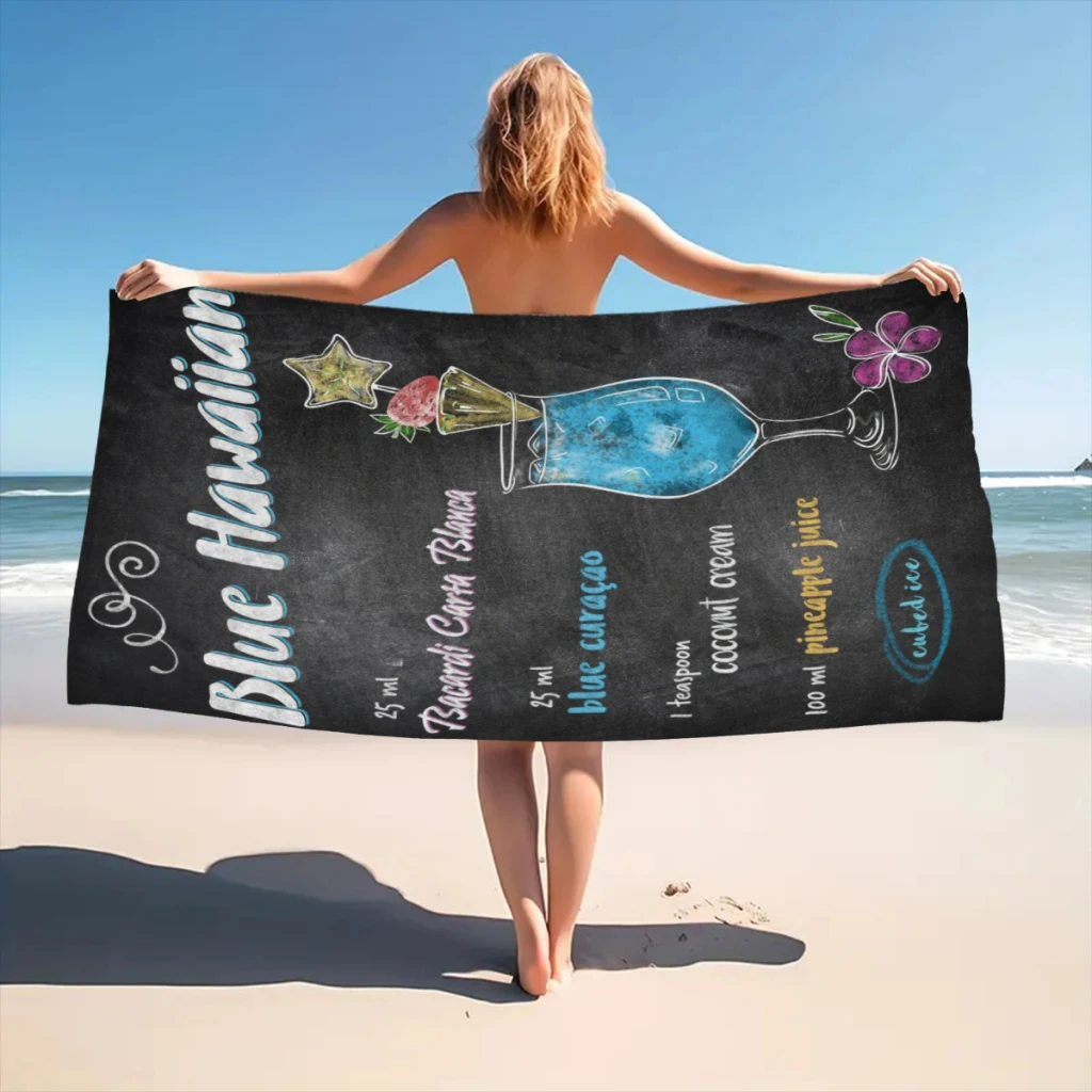 Microfiber Beach Towel Vintage-Cocktail-Tin-Sign Print Quick Dry Sandless Beach Blanket Soft Comfortable for Men Women
Microfiber Beach Towel Vintage-Cocktail-Tin-Sign Print Quick Dry Sandless Beach Blanket Soft Comfortable for Men Women