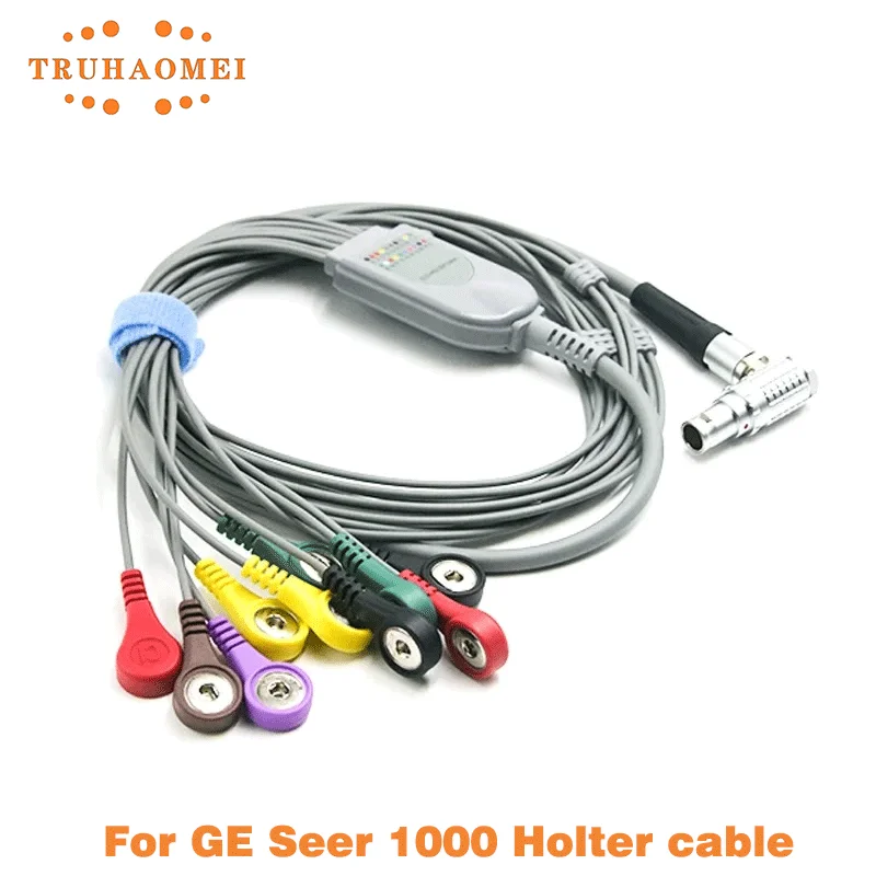 Кабель ЭКГ, кабель-холдер, 10 проводов, защелкивающийся для GE Seer 1000 Seer 12 CardioMe CM3000, холтер-рекордер, стандарт IEC 2107229-001
Кабель ЭКГ, кабель-холдер, 10 проводов, защелкивающийся для GE Seer 1000 Seer 12 CardioMe CM3000, холтер-рекордер, стандарт IEC 2107229-001