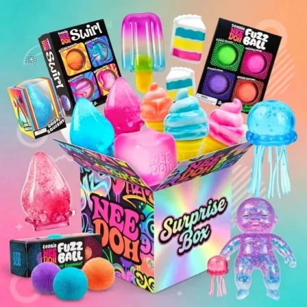 100 Styles Mystery Squishy Blind Box, Random Cute Squeeze Stretch Fidget Toys, Cookie Dumpling Bear Maze Orb Collectible Surprise Fillers for Kids Birthday Classroom Party Favors
100 Styles Mystery Squishy Blind Box, Random Cute Squeeze Stretch Fidget Toys, Cookie Dumpling Bear Maze Orb Collectible Surprise Fillers for Kids Birthday Classroom Party Favors
