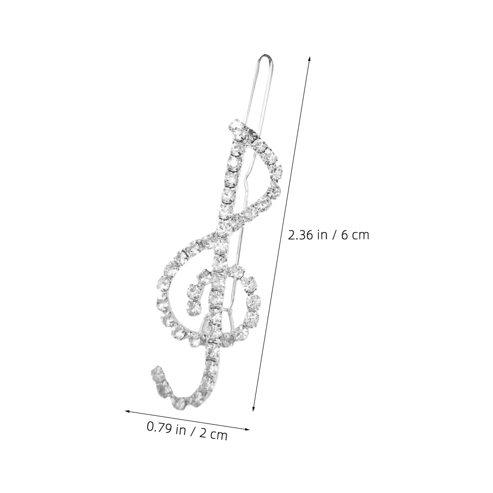 2 Pcs Musical Note Hair Accessories Clip Barrette Notes Clips Clef Rhinestone Necklace for Girls Themed Barrettes
2 Pcs Musical Note Hair Accessories Clip Barrette Notes Clips Clef Rhinestone Necklace for Girls Themed Barrettes