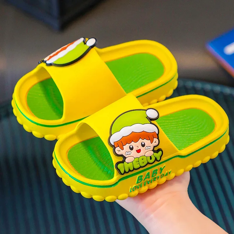 Aged 2-8 Children Slippers Kids Summer Cartoon Beach Flip Flops Boys Girls Schoolchild Soft Sole Non-Slip Bathroom Home Shoes
Aged 2-8 Children Slippers Kids Summer Cartoon Beach Flip Flops Boys Girls Schoolchild Soft Sole Non-Slip Bathroom Home Shoes