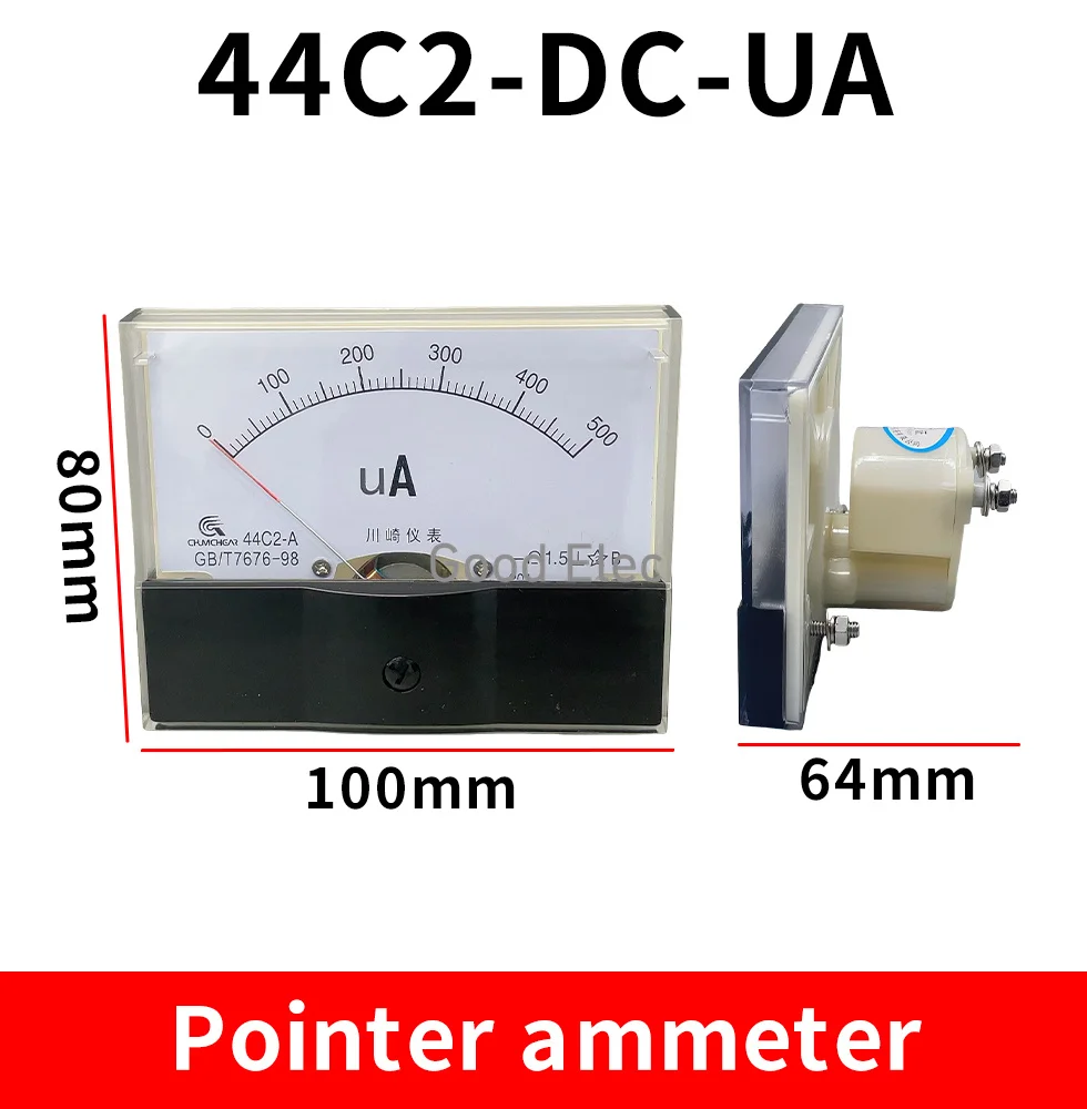 44C2 DC μA 50UA 100UA 200UA 300UA 500UA Аналоговый панельный указатель типа Амперметр постоянного тока 44C2-UA Механический измерительный амперметр
44C2 DC μA 50UA 100UA 200UA 300UA 500UA Аналоговый панельный указатель типа Амперметр постоянного тока 44C2-UA Механический измерительный амперметр