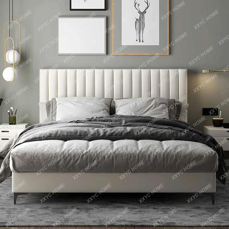 LSimple modern fabric Hong Kong-style light luxury Internet celebrity double small apartment master bedroom bed
LSimple modern fabric Hong Kong-style light luxury Internet celebrity double small apartment master bedroom bed
