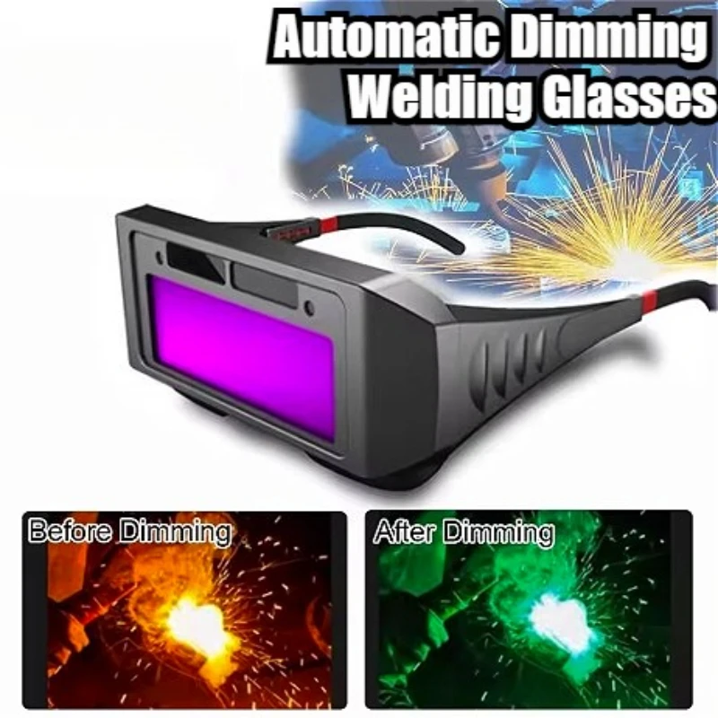 Automatic Dimming Welding Glasses Light Change Auto Darkening Anti- Eyes Shield Goggle for Welding Masks EyeGlasses Accessories
Automatic Dimming Welding Glasses Light Change Auto Darkening Anti- Eyes Shield Goggle for Welding Masks EyeGlasses Accessories
