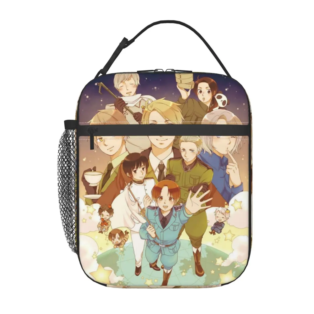 Hetalia World Stars Insulated Lunch Bag Food Container Bags Portable Cooler Thermal Lunch Boxes For Picnic
Hetalia World Stars Insulated Lunch Bag Food Container Bags Portable Cooler Thermal Lunch Boxes For Picnic