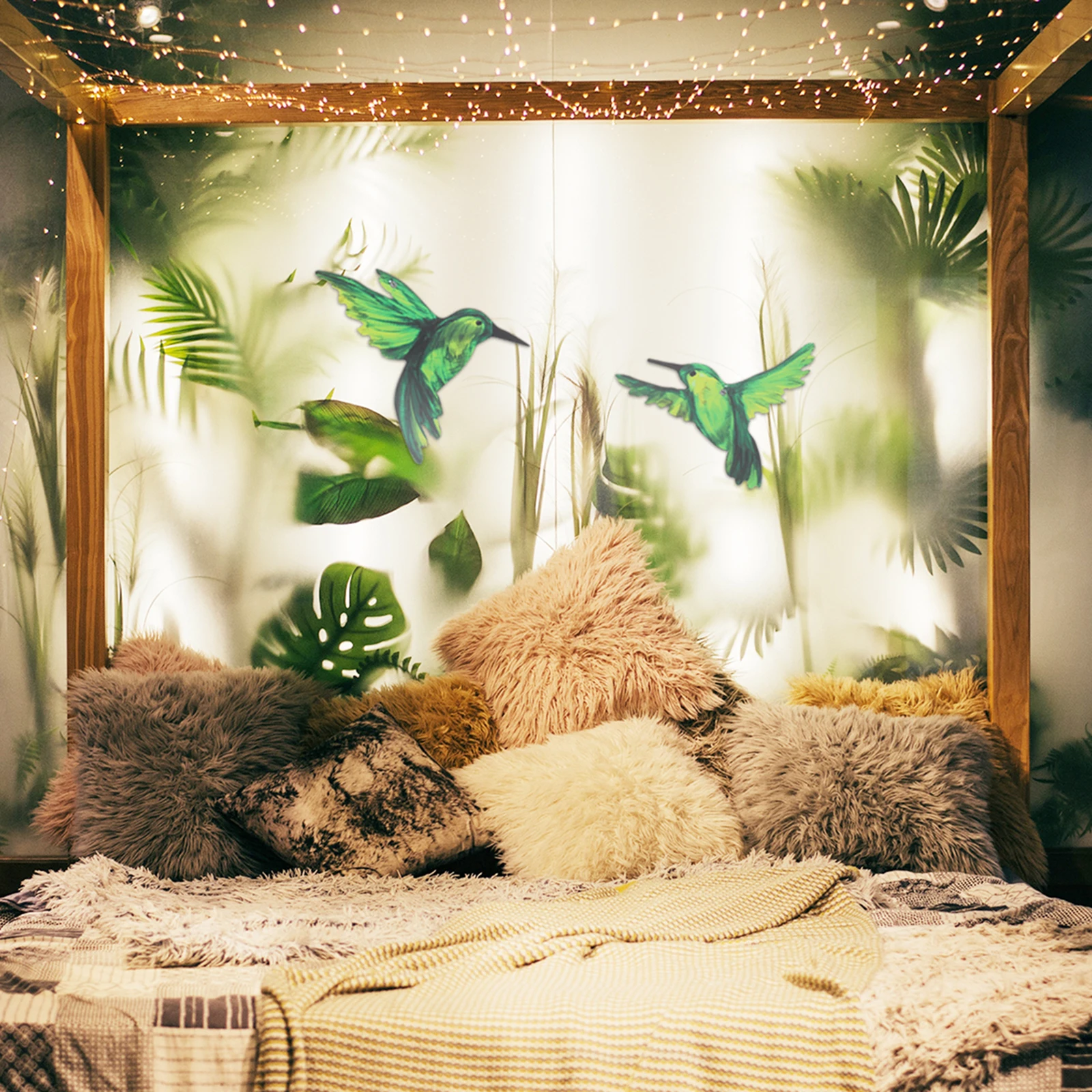 2 Pcs Bird Shaped Iron Wall Decor Hanging Pendants Retro Home Ornament Indoor Outdoor Decoration Green Color Art Piece
2 Pcs Bird Shaped Iron Wall Decor Hanging Pendants Retro Home Ornament Indoor Outdoor Decoration Green Color Art Piece