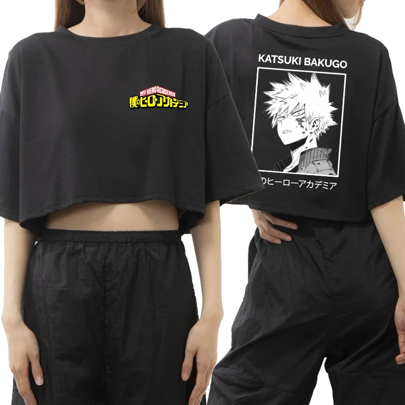 Футболка женская с принтом аниме Bakugou Katsuki, короткий топ в стиле Харадзюку С персонализированным рисунком, летняя крутая
Футболка женская с принтом аниме Bakugou Katsuki, короткий топ в стиле Харадзюку С персонализированным рисунком, летняя крутая