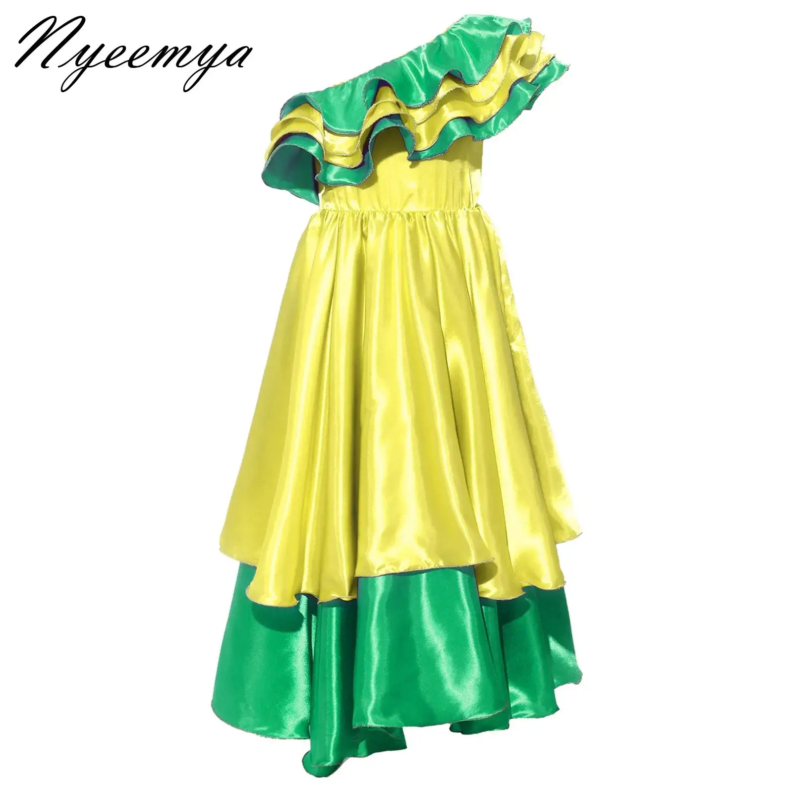 Mexican Brazilian Dancer Dress Girls Kids Cultural Fiesta Dress Central American Brazil Colorful Spanish Flamenco Dress Party
Mexican Brazilian Dancer Dress Girls Kids Cultural Fiesta Dress Central American Brazil Colorful Spanish Flamenco Dress Party