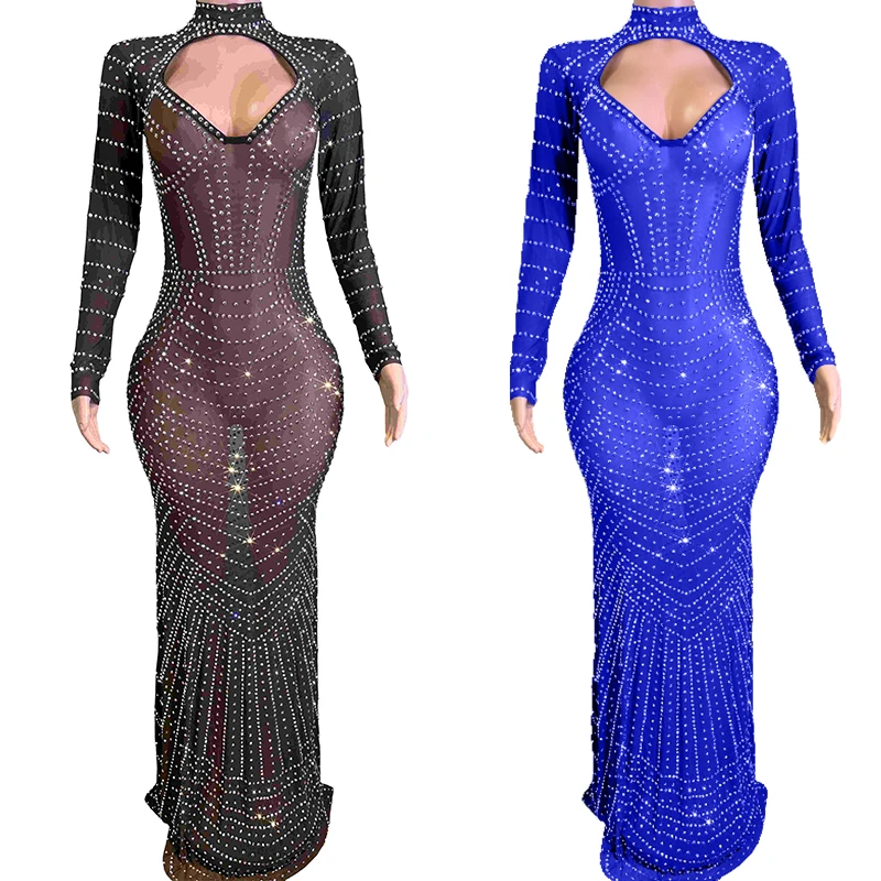 Woman Rhinestone Nightclub Costume Gogo Dancer Clothing Sexy Hollow Out Slim Dress Festival Party Outfit Performance Wear yj313
Woman Rhinestone Nightclub Costume Gogo Dancer Clothing Sexy Hollow Out Slim Dress Festival Party Outfit Performance Wear yj313