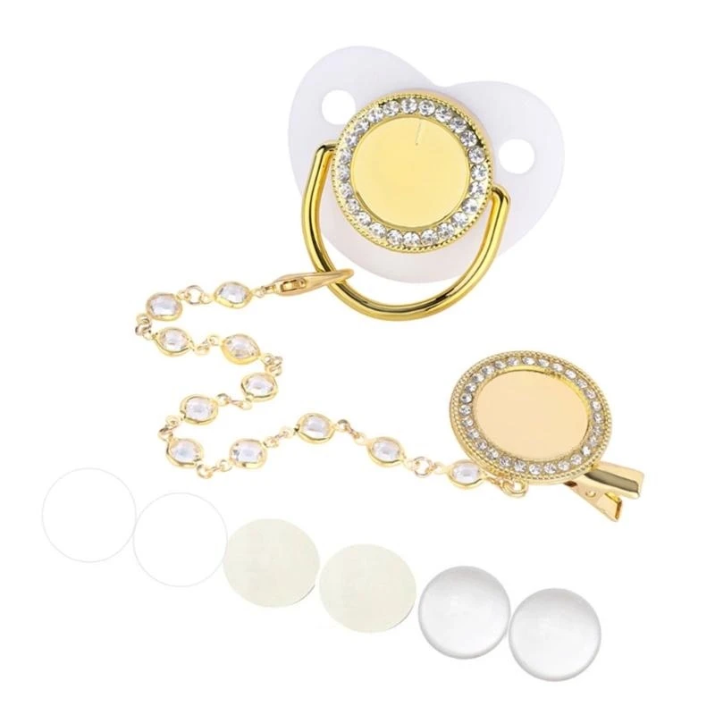 J15U 1 Set Heat Transfer Printing Baby Pacifier DIY Rhinestones Silicone Dummy Nipple
J15U 1 Set Heat Transfer Printing Baby Pacifier DIY Rhinestones Silicone Dummy Nipple