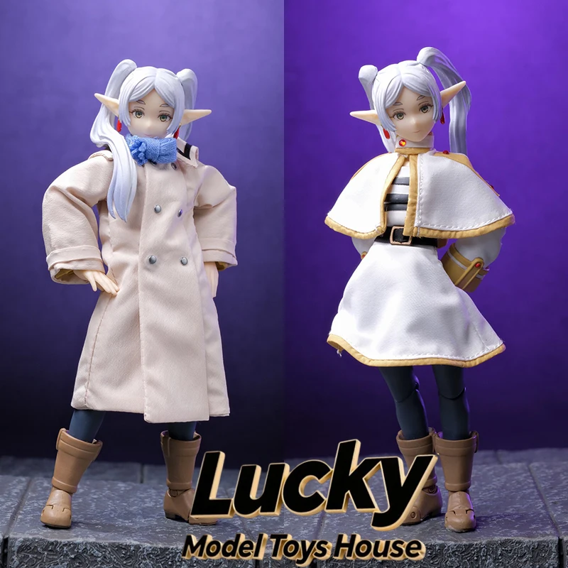 1/12 Frieren Mobile Suit Girl Scarf Biege Windbreaker Coat Cute White Cloak Skirt Clothes Toys Accessory For Shf Magic Girl Body
1/12 Frieren Mobile Suit Girl Scarf Biege Windbreaker Coat Cute White Cloak Skirt Clothes Toys Accessory For Shf Magic Girl Body