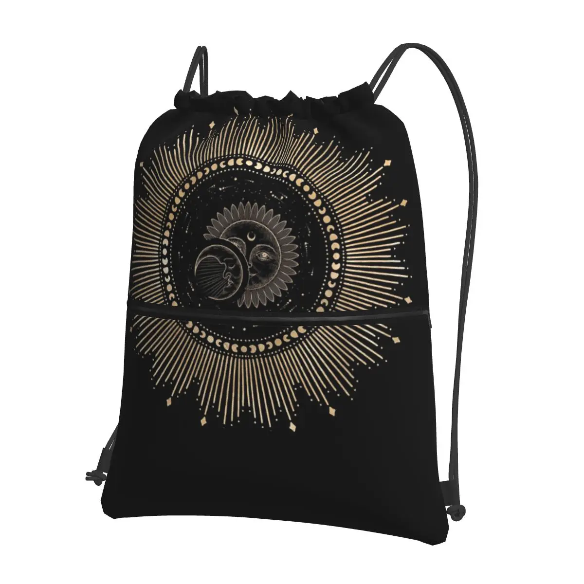 Boho Golden Crescent Moon And Sun Witch Backpacks Multi-function Drawstring Bundle Pocket Shoes Bag Book Bags for Travel School
Boho Golden Crescent Moon And Sun Witch Backpacks Multi-function Drawstring Bundle Pocket Shoes Bag Book Bags for Travel School