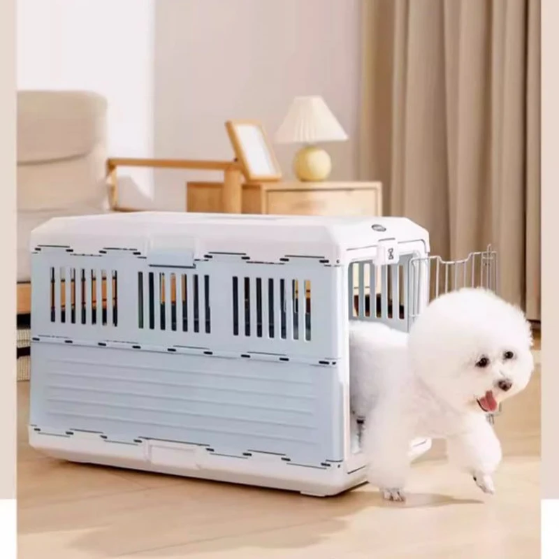 Foldable Pet Airline Carrier for Cats & Small Dogs, Lightweight Travel Crate with Dual Doors, Collapsible Kennel for Car/Airplan
Foldable Pet Airline Carrier for Cats & Small Dogs, Lightweight Travel Crate with Dual Doors, Collapsible Kennel for Car/Airplan