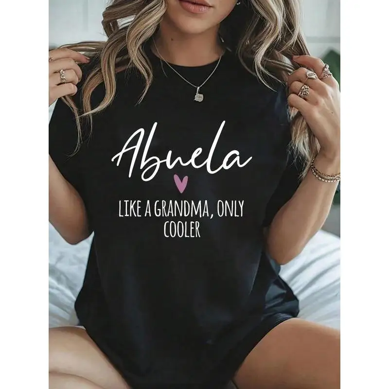 Abuela Like A Grandma Only Cooler T-Shirt Funny Spanish Grandparent Gift for Mother's Day Birthday Family Nana Mamaw Tee
Abuela Like A Grandma Only Cooler T-Shirt Funny Spanish Grandparent Gift for Mother's Day Birthday Family Nana Mamaw Tee