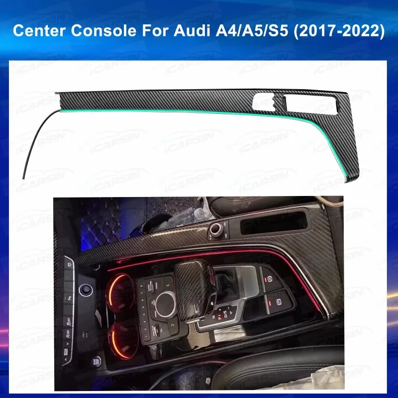 ICarsin Upgrade Ambient Lighting for Audi B9 A4/A5/S5 Interior LED Light Center Console Trim
ICarsin Upgrade Ambient Lighting for Audi B9 A4/A5/S5 Interior LED Light Center Console Trim
