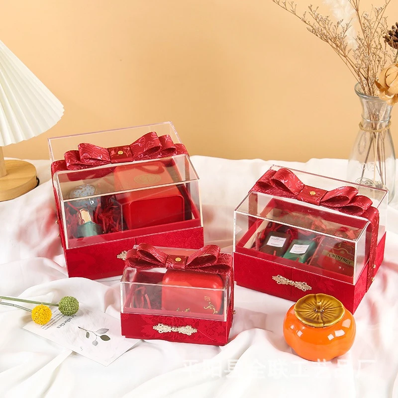 Acrylic Souvenir Caskets Candy Box Chinese Style Transparent Rectangular Plastic Gift Cases Lightweight and Portable Boxes 1pcs
Acrylic Souvenir Caskets Candy Box Chinese Style Transparent Rectangular Plastic Gift Cases Lightweight and Portable Boxes 1pcs