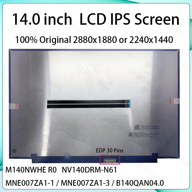 14-дюймовый ЖК-экран MNE007ZA1-3 MNE007ZA1-1 M140NWHE R0 B140QAN04.0 для Lenovo IdeaPad 5 Pro-14ACN6 5 Pro-14ITL6, матричная панель дисплея
14-дюймовый ЖК-экран MNE007ZA1-3 MNE007ZA1-1 M140NWHE R0 B140QAN04.0 для Lenovo IdeaPad 5 Pro-14ACN6 5 Pro-14ITL6, матричная панель дисплея