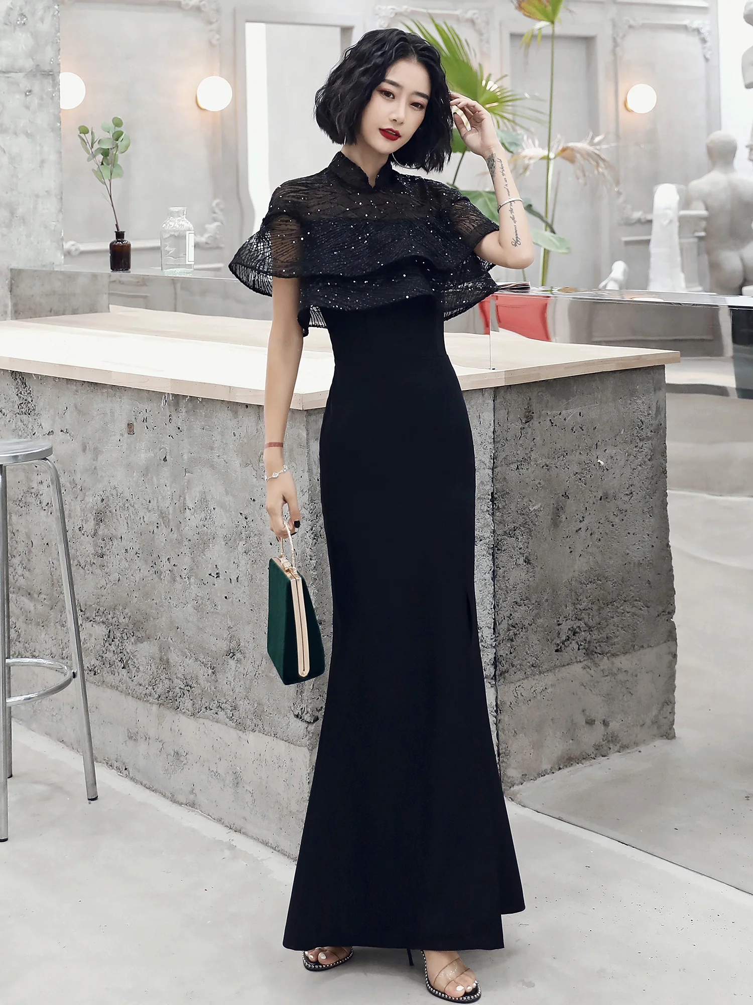 Вечернее платье Ele Bla для женщин, новинка 2025 года, роскошное, с эффектом «рыбий хвост», высококачественное, осенне-зимнее, с богатой отделкой, для торжественных мероприятий
Вечернее платье Ele Bla для женщин, новинка 2025 года, роскошное, с эффектом «рыбий хвост», высококачественное, осенне-зимнее, с богатой отделкой, для торжественных мероприятий