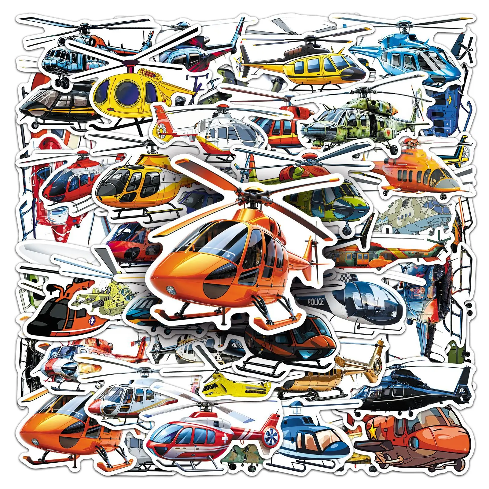 50PCS Helicopter Sticker Transportation DIY Graffiti Handbag Material Decorative Insulated Cup Laptop Waterproof Sticker Gift
50PCS Helicopter Sticker Transportation DIY Graffiti Handbag Material Decorative Insulated Cup Laptop Waterproof Sticker Gift