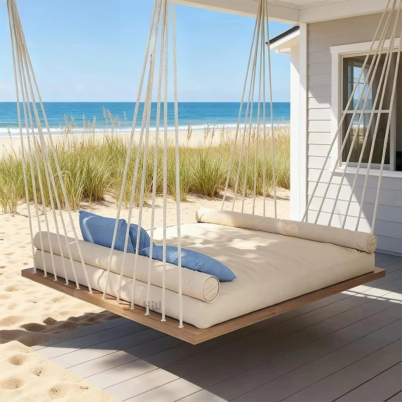 Luxury Teak Outdoor Swing Daybed Hanging Hammock Wooden Modern Swing Sofa Garden Furniture Detachable Hanging Swing
Luxury Teak Outdoor Swing Daybed Hanging Hammock Wooden Modern Swing Sofa Garden Furniture Detachable Hanging Swing