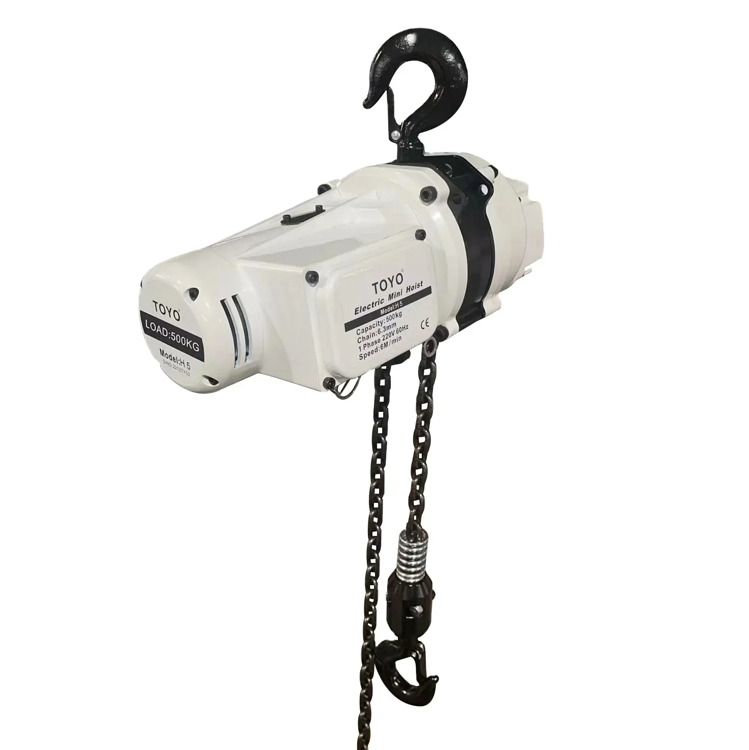 High Quality China Manufacture Toyo Factory 250Kg 500Kg 1000Kg Electric Chain Hoist
High Quality China Manufacture Toyo Factory 250Kg 500Kg 1000Kg Electric Chain Hoist