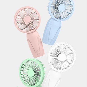 무소음 충전식 미니 선풍기, 무소음 냉각 경험, 경량 휴대용 미니 포켓 선풍기, 화이트
