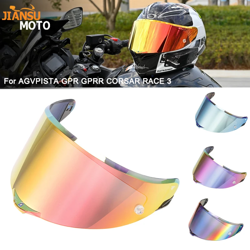 Motorcycle Helmet Visor for AGV PISTA GPR GPRR CORSA R RACE 3 Helmet Shield Uv Protection Windshield Casco Moto Accessories
Motorcycle Helmet Visor for AGV PISTA GPR GPRR CORSA R RACE 3 Helmet Shield Uv Protection Windshield Casco Moto Accessories