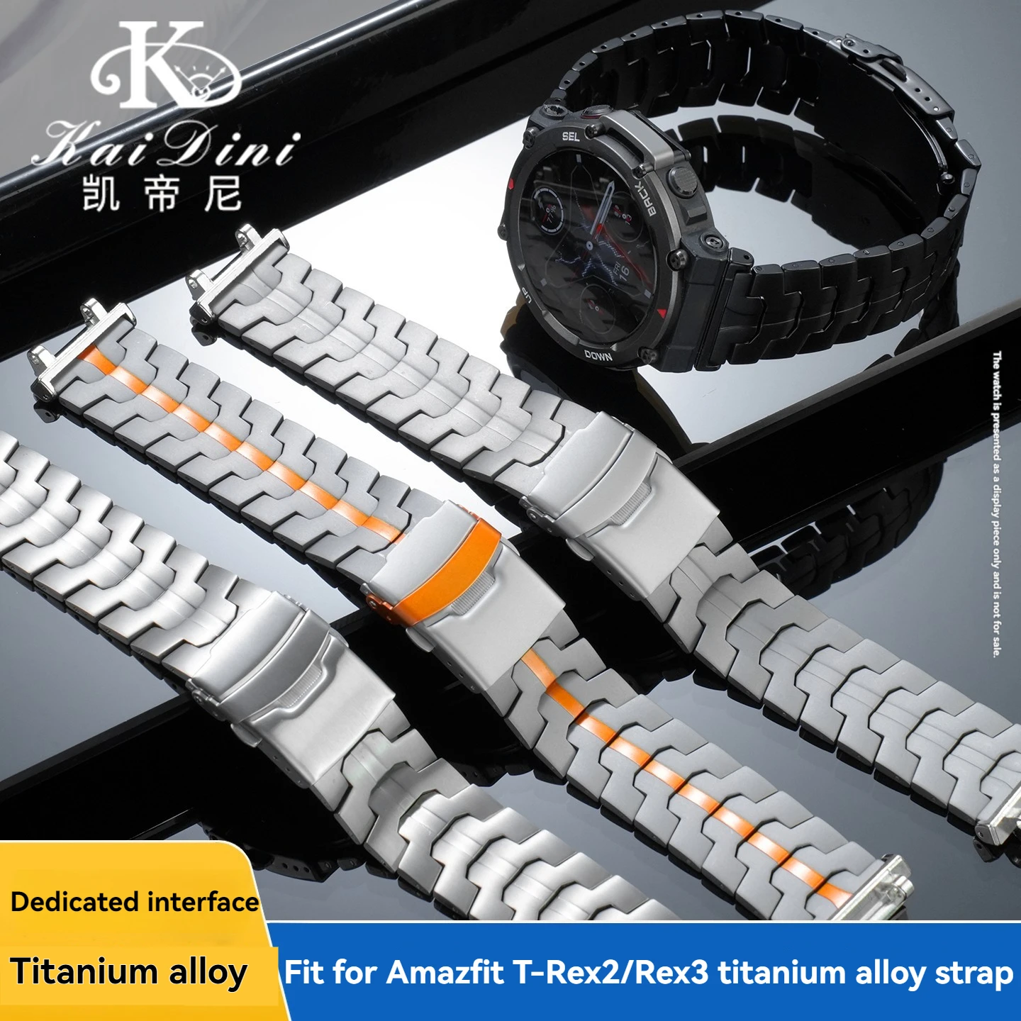 Titanium Strap for Amazfit T-rex 2 3 Watch Band Sport Bracelet for Amazfit T-REX Tyrannosaurus Smartwatch titanium alloy Belt
Titanium Strap for Amazfit T-rex 2 3 Watch Band Sport Bracelet for Amazfit T-REX Tyrannosaurus Smartwatch titanium alloy Belt