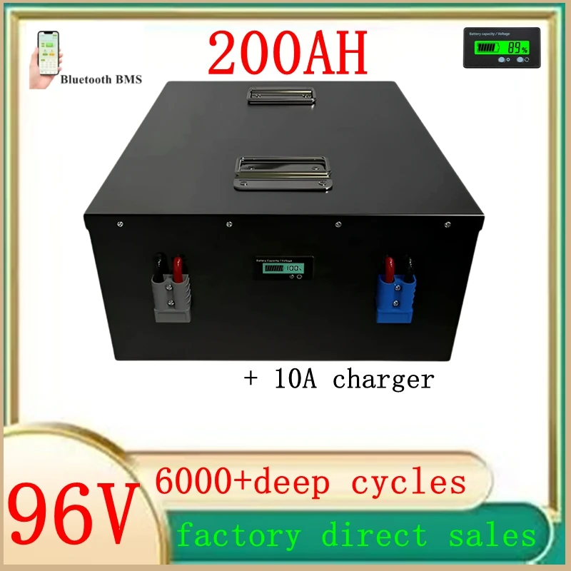 czw 96V 200AH 100A 200A 300A BMS 25000W литий-ионный аккумулятор литий-ионный для автофургона, вилочного погрузчика, лодки, инвертор + зарядное устройство 10A
czw 96V 200AH 100A 200A 300A BMS 25000W литий-ионный аккумулятор литий-ионный для автофургона, вилочного погрузчика, лодки, инвертор + зарядное устройство 10A