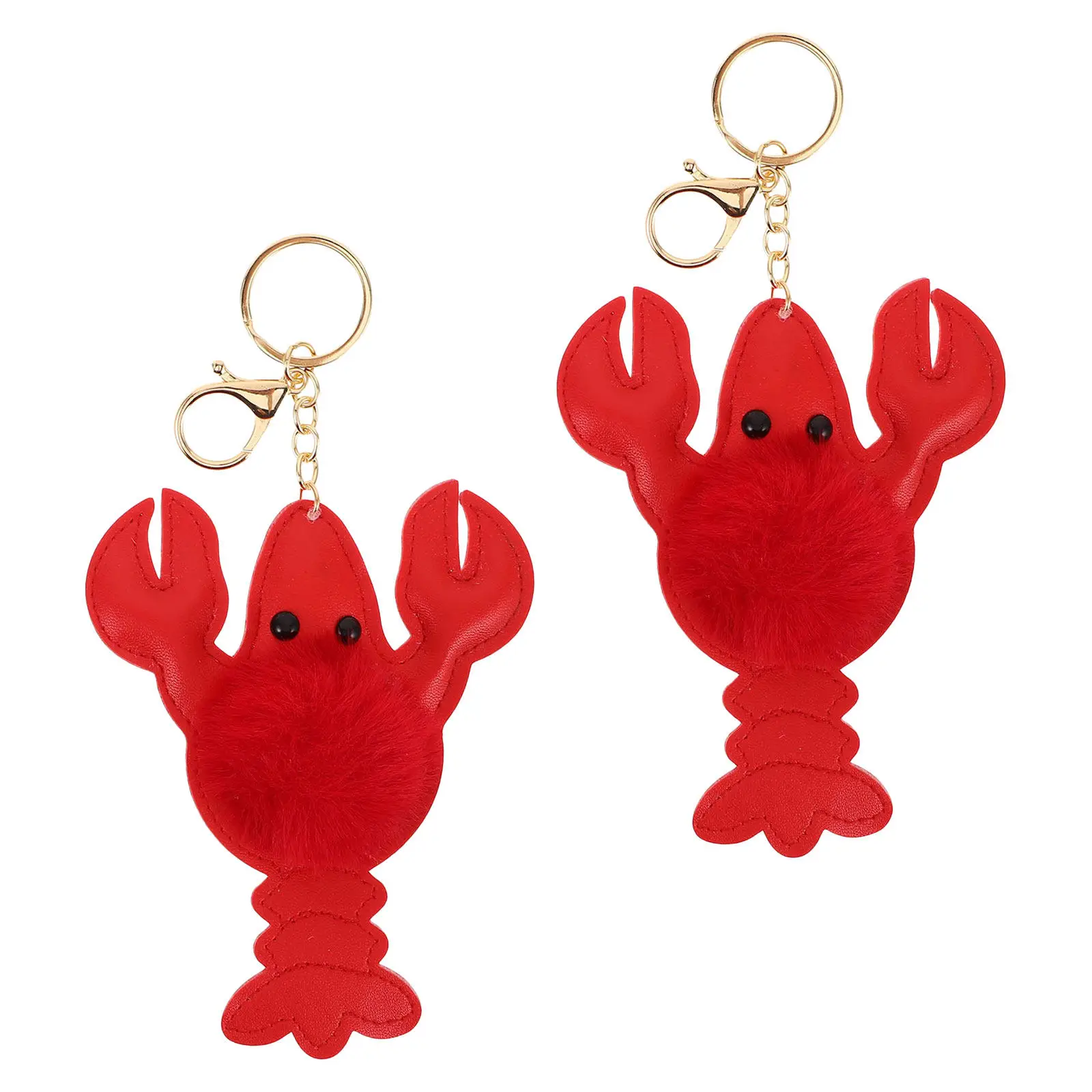 2 Pcs Lobster Shape Keychain Bag Pendant Animal Keyring Pendants Decor Keychains Novelty
2 Pcs Lobster Shape Keychain Bag Pendant Animal Keyring Pendants Decor Keychains Novelty