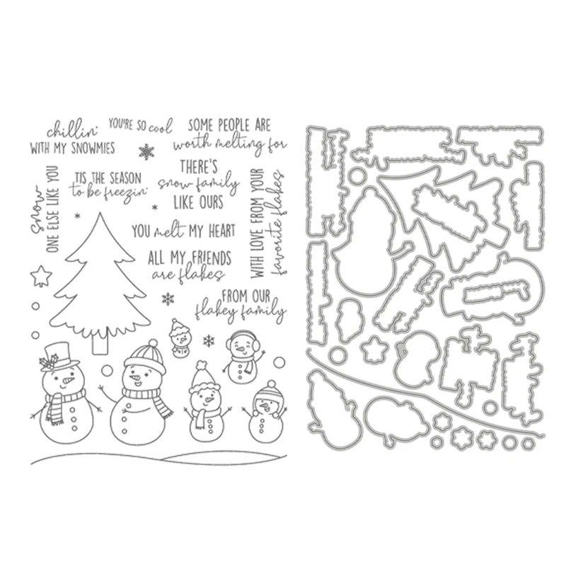 Christmas Clear Stamps and Cutting Dies for New Scrapbooking Paper Making Santa Claus Frame Craft Supplies Card
Christmas Clear Stamps and Cutting Dies for New Scrapbooking Paper Making Santa Claus Frame Craft Supplies Card