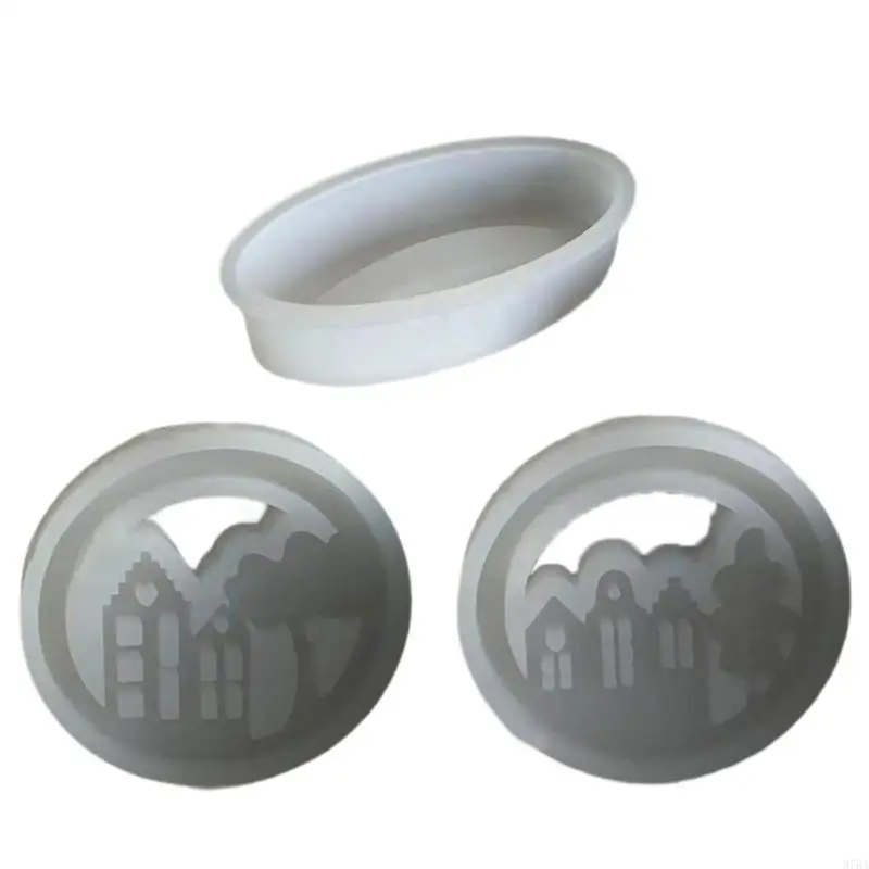 97BA Wreath House Silicones Molds for Making Holder Decorations Festival Gift 
97BA Wreath House Silicones Molds for Making Holder Decorations Festival Gift
