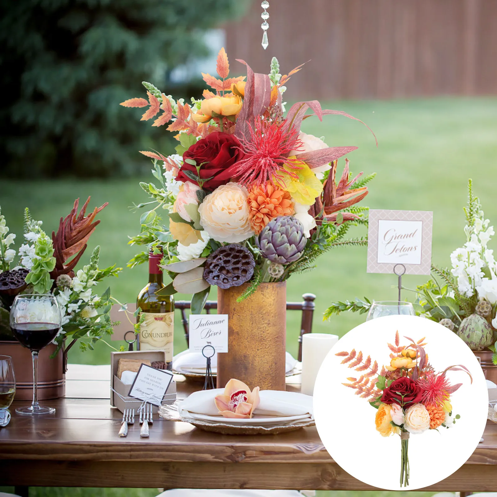 1 Bunch Simulation Flower Diy Flower Layout Decor Vase Arranging Material Artificial Table Flowers Scene Ornaments
1 Bunch Simulation Flower Diy Flower Layout Decor Vase Arranging Material Artificial Table Flowers Scene Ornaments