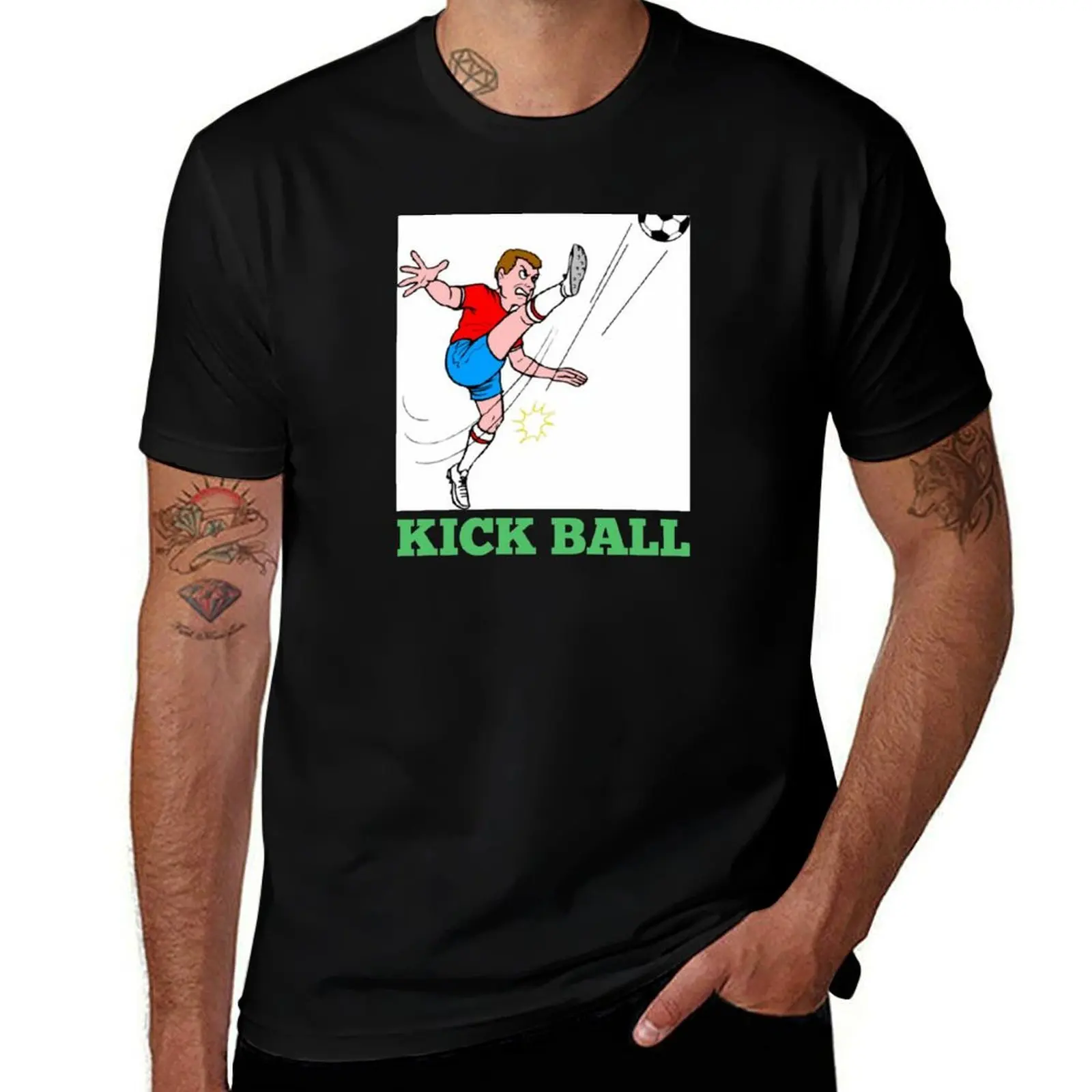 kick ball T-Shirt t shirts for man cotton funny t shirt man plain man t shirt cotton T-shirt
kick ball T-Shirt t shirts for man cotton funny t shirt man plain man t shirt cotton T-shirt