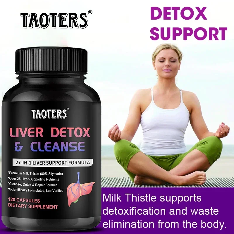 Liver Detox and Cleanse for Healthy Antioxidants & Detoxifiers - High Strength 80% Silymarin Vegan Liver Health
Liver Detox and Cleanse for Healthy Antioxidants & Detoxifiers - High Strength 80% Silymarin Vegan Liver Health