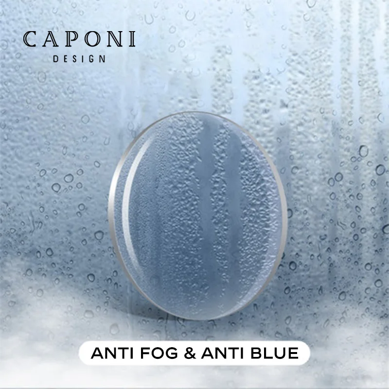 CAPONI Design Anti-Fog Blue Light Blocking Discoloration Prescription Lenses 1.56,1.61,1.67,1.74 Myopia Hyperopia 2Pieces/1Pair
CAPONI Design Anti-Fog Blue Light Blocking Discoloration Prescription Lenses 1.56,1.61,1.67,1.74 Myopia Hyperopia 2Pieces/1Pair