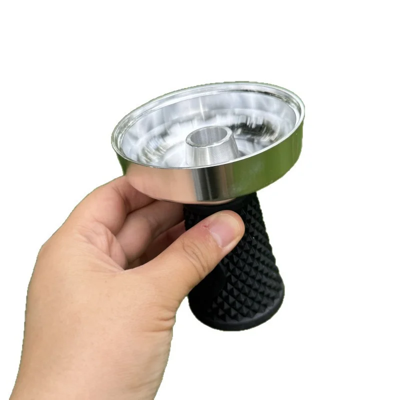 Металлический кальян из нержавеющей стали, чаша для табака, аксессуары для кальяна, семь боковых отверстий, кальян, держатель для угольного угля 
Металлический кальян из нержавеющей стали, чаша для табака, аксессуары для кальяна, семь боковых отверстий, кальян, держатель для угольного угля