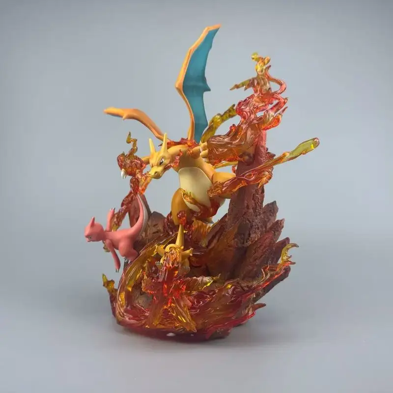 Bkm Pokemon Charizard Evolution Group Figure Led Light Anime Collectible Statue Resin Ornament Desktop Display For Anime Fans
Bkm Pokemon Charizard Evolution Group Figure Led Light Anime Collectible Statue Resin Ornament Desktop Display For Anime Fans