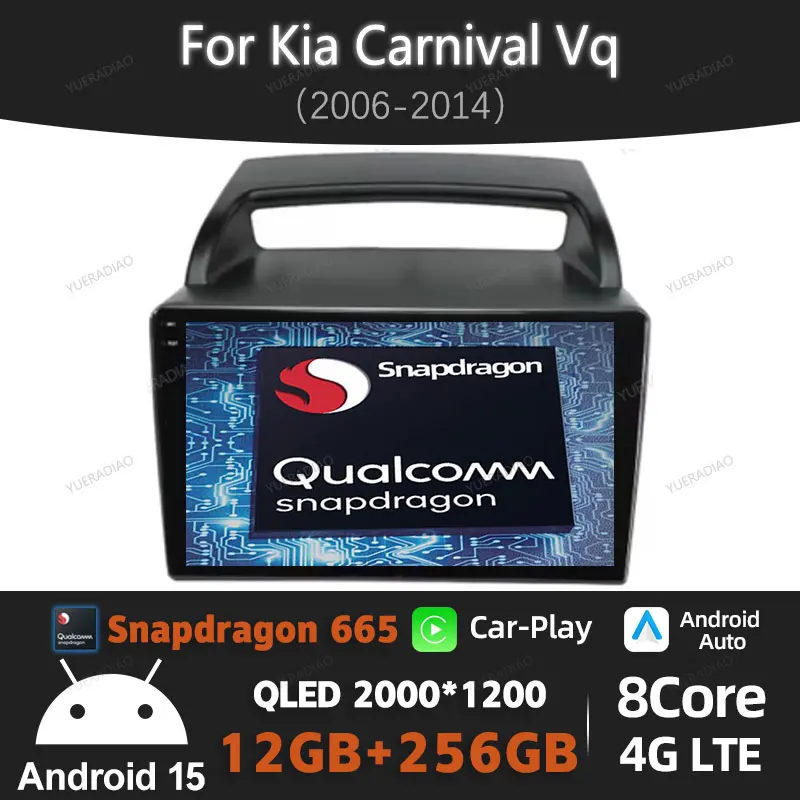 Android 15 Car Radio For KIA Carnival VQ 2006 2007 2008 2009 2010 2011 2012 2013 2014 CarPlay Auto Multimedia Video Player GPS
Android 15 Car Radio For KIA Carnival VQ 2006 2007 2008 2009 2010 2011 2012 2013 2014 CarPlay Auto Multimedia Video Player GPS