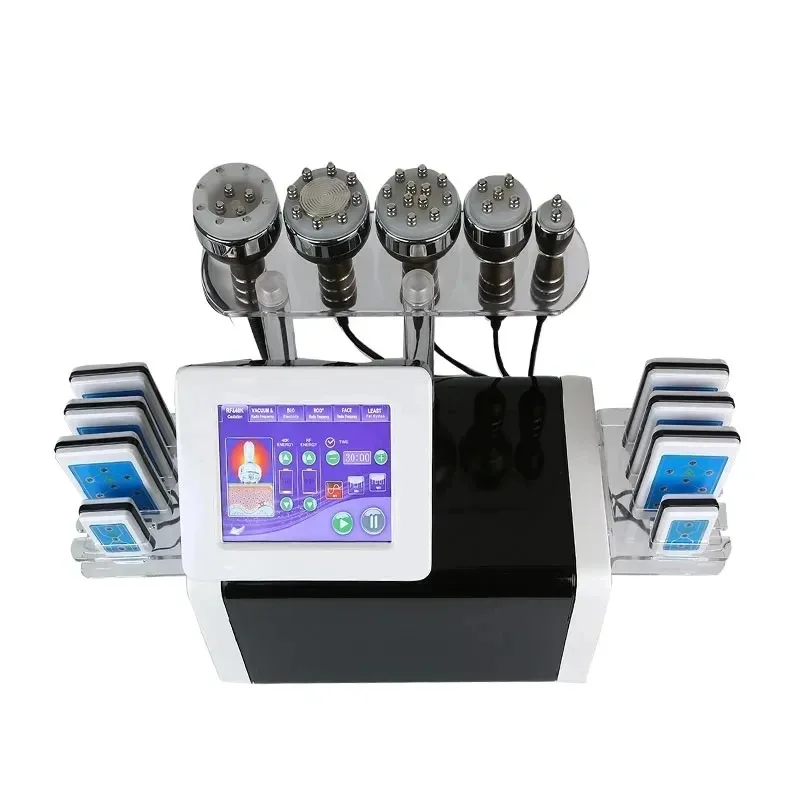 Professional 6-in-1 40K Ultrasonic Cavitation Body Sculpting Machine RF Vacuum Cellulite Reduction Device for Beauty Salons
Professional 6-in-1 40K Ultrasonic Cavitation Body Sculpting Machine RF Vacuum Cellulite Reduction Device for Beauty Salons