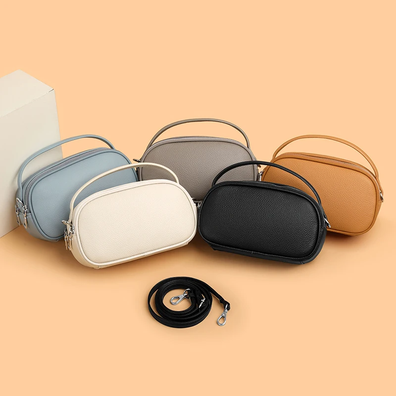 New 2025 Women's Genuine Leather Shoulder Bags High Quality Small Messenger Bags Ladies Casual Crossbody Bags Orange сумка
New 2025 Women's Genuine Leather Shoulder Bags High Quality Small Messenger Bags Ladies Casual Crossbody Bags Orange сумка