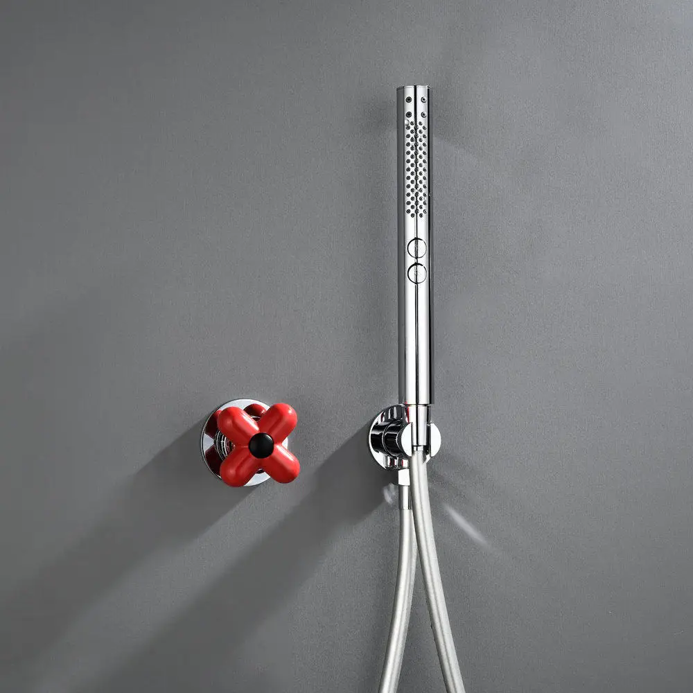 Small safflower minimalist wall-entry single-function concealed shower, pre-embedded embedded shower, hidden shower
Small safflower minimalist wall-entry single-function concealed shower, pre-embedded embedded shower, hidden shower