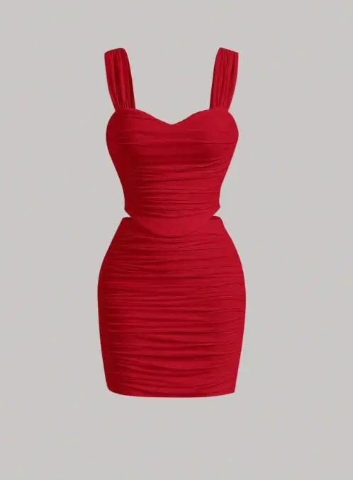 2026, весна/лето, новая женская мода, элегантная плиссированная юбка, утягивающий топ на бретелях, узкая юбка, комплект из двух предметов, женская одежда
2026, весна/лето, новая женская мода, элегантная плиссированная юбка, утягивающий топ на бретелях, узкая юбка, комплект из двух предметов, женская одежда