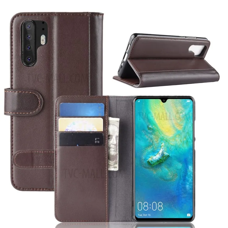For Huawei P30 Pro Phone Cases Genuine Split Leather Wallet Mobile Cover Stand- Brown
For Huawei P30 Pro Phone Cases Genuine Split Leather Wallet Mobile Cover Stand- Brown