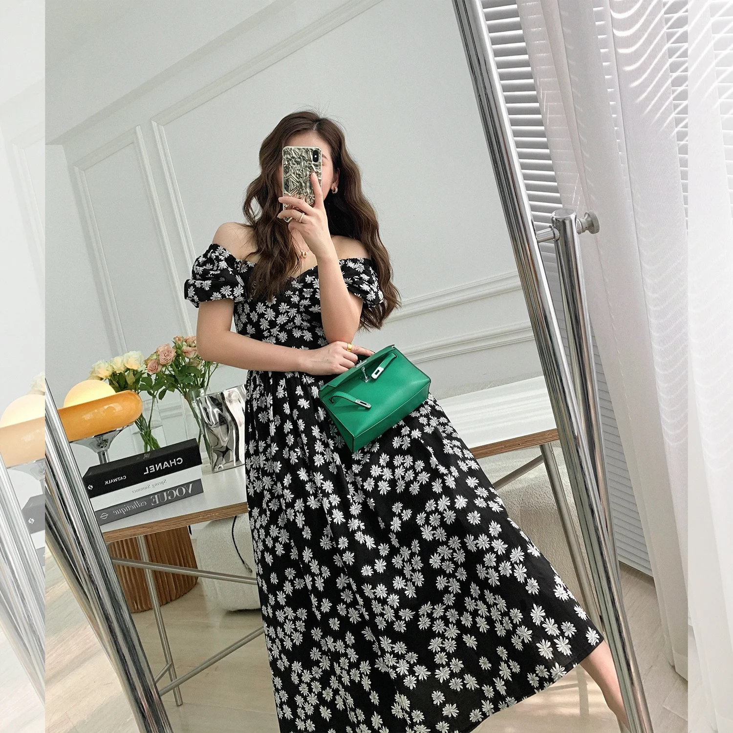 Летнее платье макси Hesihua с высокой талией, винтажное, с цветочным принтом, на одно плечо или с открытыми плечами, для женщин
Летнее платье макси Hesihua с высокой талией, винтажное, с цветочным принтом, на одно плечо или с открытыми плечами, для женщин