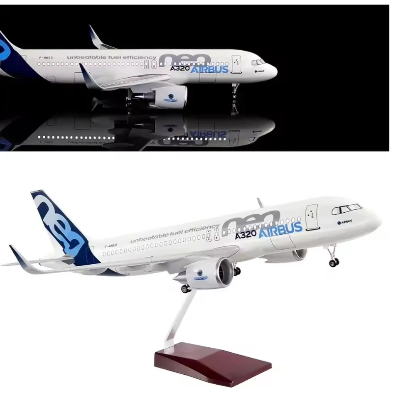 Новая масштабная модель Airbus A320neo Passanger, игрушечный самолет со светом и колесами, коллекция, дисплей, подарки для фанатов
Новая масштабная модель Airbus A320neo Passanger, игрушечный самолет со светом и колесами, коллекция, дисплей, подарки для фанатов