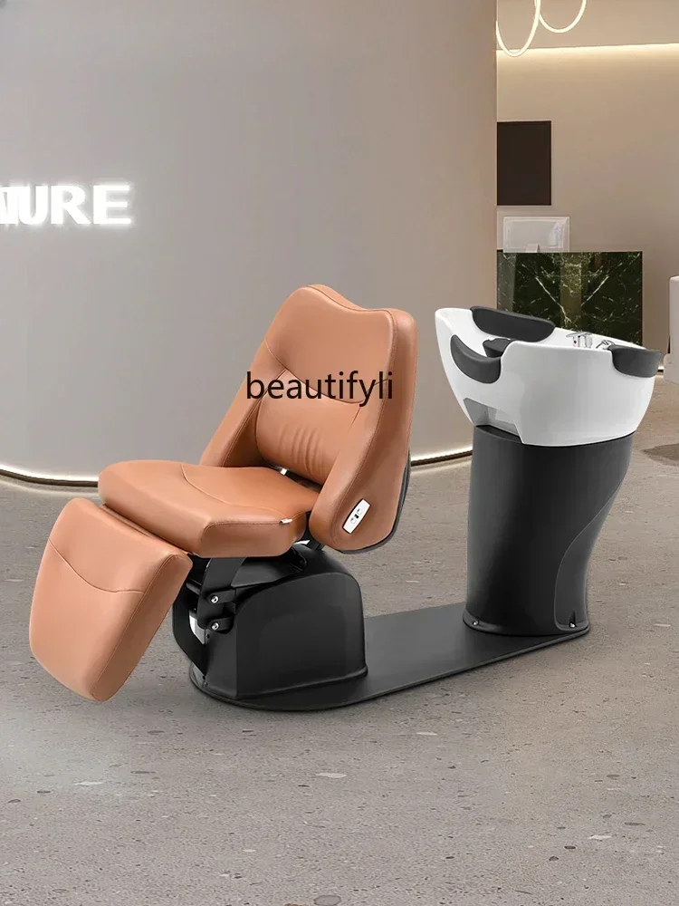 Hair Salon Shampoo Chair Lying Half Flush Shampoo Basin Beauty Salon Head Therapy Barber Shop Electric Shampoo Chair
Hair Salon Shampoo Chair Lying Half Flush Shampoo Basin Beauty Salon Head Therapy Barber Shop Electric Shampoo Chair