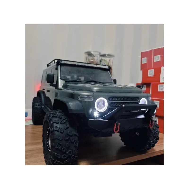 For YK4084 1/8 Scale RC Crawler Off-Road Short Version Metal Front Bumper CNC Process Adjustable Width No-Damage Installation
For YK4084 1/8 Scale RC Crawler Off-Road Short Version Metal Front Bumper CNC Process Adjustable Width No-Damage Installation