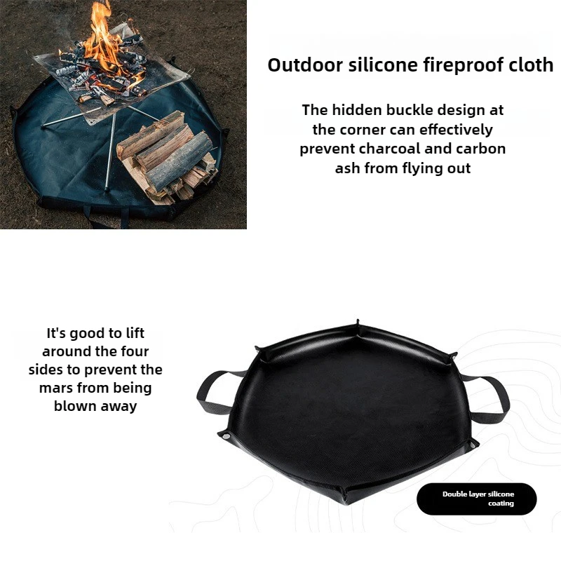 Силиконовый складной огнестойкий коврик Ig Ajafugo Barbacoa для кемпинга, костра, термостойкая защита для газона
Силиконовый складной огнестойкий коврик Ig Ajafugo Barbacoa для кемпинга, костра, термостойкая защита для газона